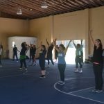 Orange Springs Retreat Center yoga retreat in progress
