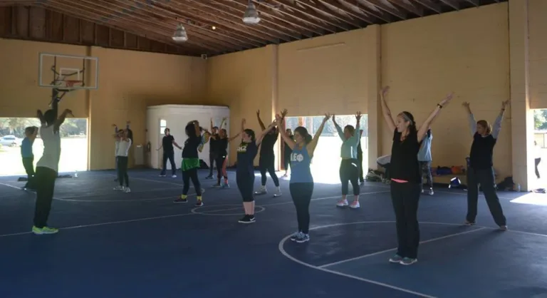 Orange Springs Retreat Center yoga retreat in progress