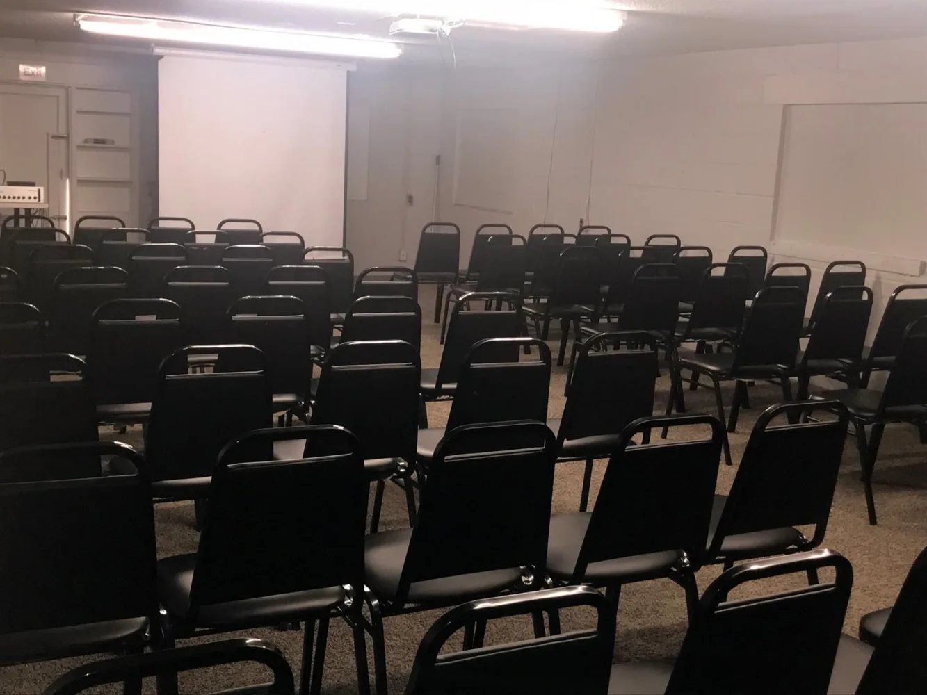 Presentation area and seating