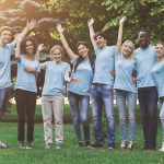 team at a retreat. Company retreat in florida, concept image.